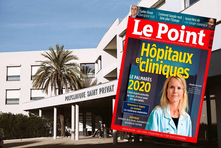 « Le Point » publie son classement des hôpitaux et cliniques pour 2020